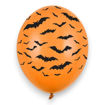 Picture of HALLOWEEN BATS ORANGE LATEX BALLOONS 12 INCH - 6 PACK